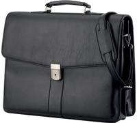 Serviette Alassio "PESCARA" imitation cuir noir