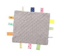 Serviette Apaisante Douce et Sûre pour Bébé en Lint pour -né | Toucher Doux sans Odeur, Facile à Tenir, Aide L’éveil des Gestes, Format Pratique pour Bébé