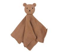 Serviette apaisante en coton pour poupée - Couverture de sécurité - Motif d'ours mignon - Jouet pour dormir - Ours mignon - Serviette apaisante - Doudou en coton pour bébé