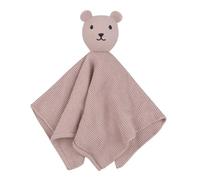 Serviette apaisante en coton pour poupée - Couverture de sécurité - Motif d'ours mignon - Jouet pour dormir - Ours mignon - Serviette apaisante - Doudou en coton pour bébé