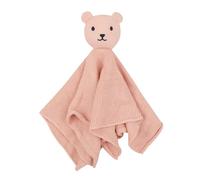 Serviette apaisante en coton pour poupée - Couverture de sécurité - Motif d'ours mignon - Jouet pour dormir - Ours mignon - Serviette apaisante - Doudou en coton pour bébé