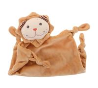 Serviette Apaisante Lionceau pour Bébé en Coton Pp Marron