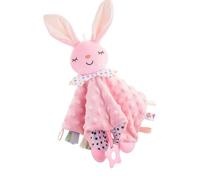 Serviette Apaisante Pour Bébé Animal De Dessin Animé Poupée Câlinante Nouveau-né Mouchoir Lingette Pour La Bouche Belle Poupée Serviette Baveuse Couverture De Sécurité Lavable En Machine