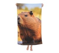 Serviette Bain Capybara Mignon Serviette Plage 80X130Cm