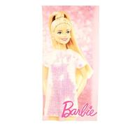 Serviette Barbie, Douce et Absorbante, Idéale pour la Plage ou la Piscine, Design Coloré et Amusant