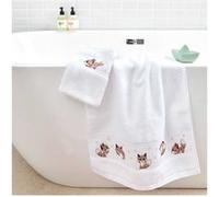 Serviette bébé 50x100 à broder - Rico Design(...) - Blanc Blanc G