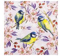 Serviette « Bonheur de mésanges »