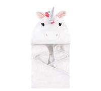 Serviette capuche unisexe en coton Hudson Baby, motif animal, licorne arc-en-ciel, taille unique