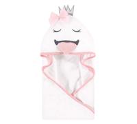 Serviette capuche unisexe en coton motif animal Hudson Baby, motif cygne, taille unique