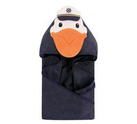 Serviette capuche unisexe en coton motif animal Hudson Baby, taille unique, motif p lican