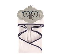 Serviette capuche unisexe en coton motif animal Koala pour b b Hudson Baby, taille unique