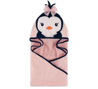 Serviette capuche unisexe en coton motif animal pour b b Hudson Baby Miss Penguin, taille unique