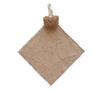 Serviette carrée dessin animé réutilisable et petit gant de toilette en coton pour bébé et adulte Idéal pour les fêtes et l'utilisation en extérieur