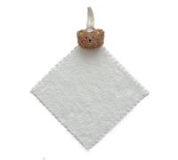 Serviette carrée dessin animé réutilisable et petit gant de toilette en coton pour bébé et adulte Idéal pour les fêtes et l'utilisation en extérieur