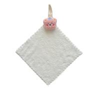 Serviette carrée dessin animé réutilisable et petit gant de toilette en coton pour bébé et adulte Idéal pour les fêtes et l'utilisation en extérieur