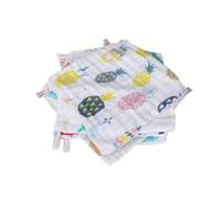 Serviette Carrée en Coton à Six Couches 10 Pièces 25x25 Cm