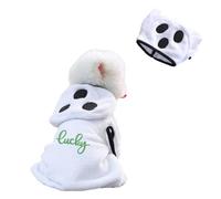 Serviette Chien Halloween Personnalisable, Nom Brodé | Enveloppez votre chien après le bain ou une promenade pluvieuse pour le sécher vite et le garder au chaud.