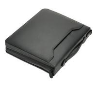 Serviette classeur 'AREZZO', A4, cuir, noir