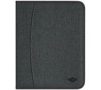 Serviette classeur COLLEGE, A4, polyester, gris chiné