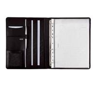 Serviette Classeur Cremona Ii Format A4 Pu Noir