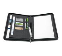 Serviette classeur - WEDO - COLLEGE - A4 - Polyester - Gris chin' - Noir