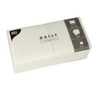 Serviette cocktail, 240 x 240 mm, 2 couches, blanc