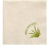 Serviette coktail, 240 x 240 mm, naturel