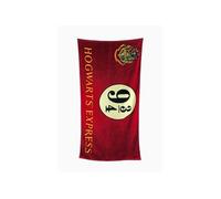 Groovy UK Serviette de bain Harry Potter Hogwarts Express 9 3/4 Coton 75 x 150 cm Rouge Enfants