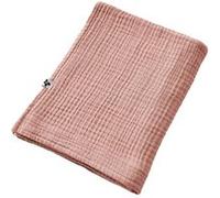 Serviette de Bain 90x150cm Gaze de Coton Rose pêche - OUREA - ALTOBUY Rose G