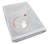 Serviette de Bain à broder 50 x 100 Ours L'oiseau Bateau Gris G