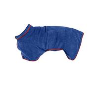 Serviette de bain à séchage rapide pour chiens et chats. Serviette facile à installer pour sécher votre animal de compagnie après un bain ou nager Manteau de pluie pour chien Camouflage (bleu, XL)