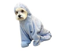 Serviette de Bain absorbante pour Animaux de Compagnie à Couverture complète avec Conception à 4 Pattes pour Une Utilisation sécurisée sur Un Lisse et de la après Le Bain Serviette de Bain