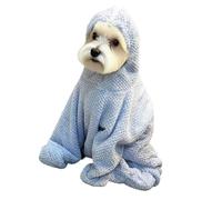 Serviette de Bain absorbante pour Animaux de Compagnie à Couverture complète avec Conception à 4 Pattes pour Une Utilisation sécurisée sur Un Lisse et Une après Le Bain
