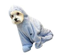 Serviette de Bain absorbante pour Animaux de Compagnie à Couverture complète avec Conception à 4 Pattes pour Une Utilisation sécurisée sur Un Lisse et Une après Le Bain
