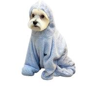 Serviette de Bain absorbante pour Animaux de Compagnie à Couverture complète avec Conception à 4 Pattes pour Une Utilisation sécurisée sur Un Lisse et Une après Le Bain
