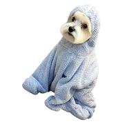 Serviette de Bain absorbante pour Animaux de Compagnie à Couverture complète avec Conception à 4 Pattes pour Une Utilisation sécurisée sur Un Lisse et de la après Le Bain Serviette de Bain