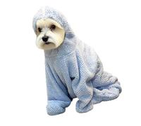 Serviette de bain absorbante pour animaux de compagnie avec couverture complète, design facile à transporter, pour réduire la pollution des poils pendant le bain et garder le sol sec Serviette de bain