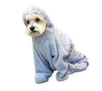 Serviette de bain absorbante pour animaux de compagnie avec couverture complète, design facile à transporter, pour réduire la pollution des poils pendant le bain et garder le sol sec Serviette de bain