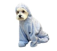 Serviette de bain absorbante pour animaux de compagnie avec couverture complète, design facile à transporter, pour réduire la pollution des poils pendant le bain et garder le sol sec Serviette de bain