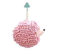 Serviette de bain avec boules pelucheuses | Serviettes de lavage en chenille en forme de hérisson avec gadgets de cuisine absorbants décoratifs pour le confort de la