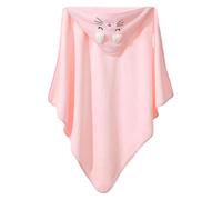 Serviette de bain avec capuche 80x80 cm pour bébé, extra douce et super absorbante, sortie de bain aux oreilles mignonnes, pour nouveau-né à 5 ans, cadeau naissance personnalisé pour garçon ou fille