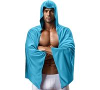 Serviette de bain avec capuche - Wrap de douche | Protection UV Absorption de séchage rapide Melo 55.12x23.62in pour la leçon de natation d'entraînement Tritta de yoga surf de yog