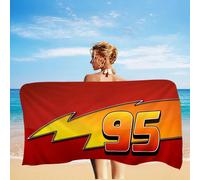 Serviette de bain de plage C-Cars, dessin animé, douce et absorbante, cadeaux pour enfants, pour voyage, Camping, gymnastique z6