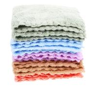 Serviette de Bain Douce en Polaire Corail, Garçon Fille, Lot de 10 | Polyester, pour Visage et Corps de Garçon Fille, Ne Peluche Pas, Ne Se Décolore Pas, Voyage et Plage Couleur Aléatoire