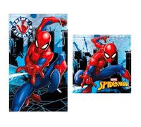 Serviette de bain en coton Marvel Spiderman (x2) 30x50 cm