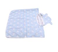 Serviette De Bain En Gaze De Coton À Quatre Couches, Sans Capuche Fluorescente, Pour Enfant En Bas Âge, Pour La Maternelle