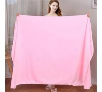 Serviette De Bain En Microcarence,Super Grande,Douce,Haute Absorption Et Séchage Rapide,Sport,Voyage,Pas De Décoloration,Hôtel,Salon De Beauté - Type Light Pink-80x180cm