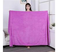 Serviette De Bain En Microcarence,Super Grande,Douce,Haute Absorption Et Séchage Rapide,Sport,Voyage,Pas De Décoloration,Hôtel,Salon De Beauté - Type Medium Purple-35x75cm