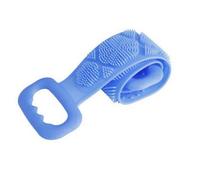 Serviette De Bain En Silicone 60 Cm, Serviette De Bain, Dos Pour Hommes Et Femmes, Boue, Fournitures De Bain, Brosse De Bain A Long Dos, Bleu