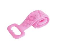 Serviette De Bain En Silicone 60 Cm, Serviette De Bain, Dos Pour Hommes Et Femmes, Boue, Fournitures De Bain, Brosse De Bain A Long Dos, Rose